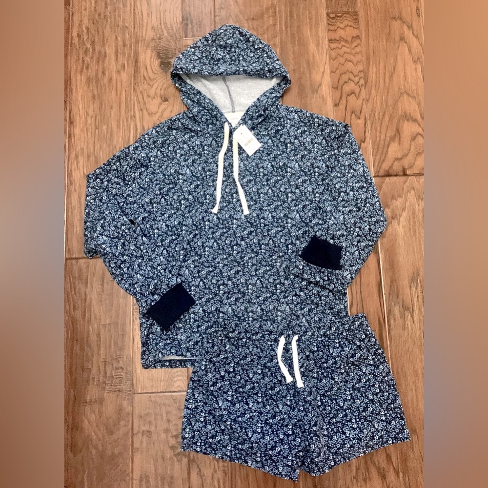J.Crew Summer Hoodie & Short SET